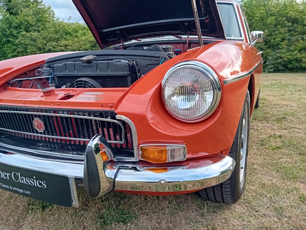 orange mgb gt 8