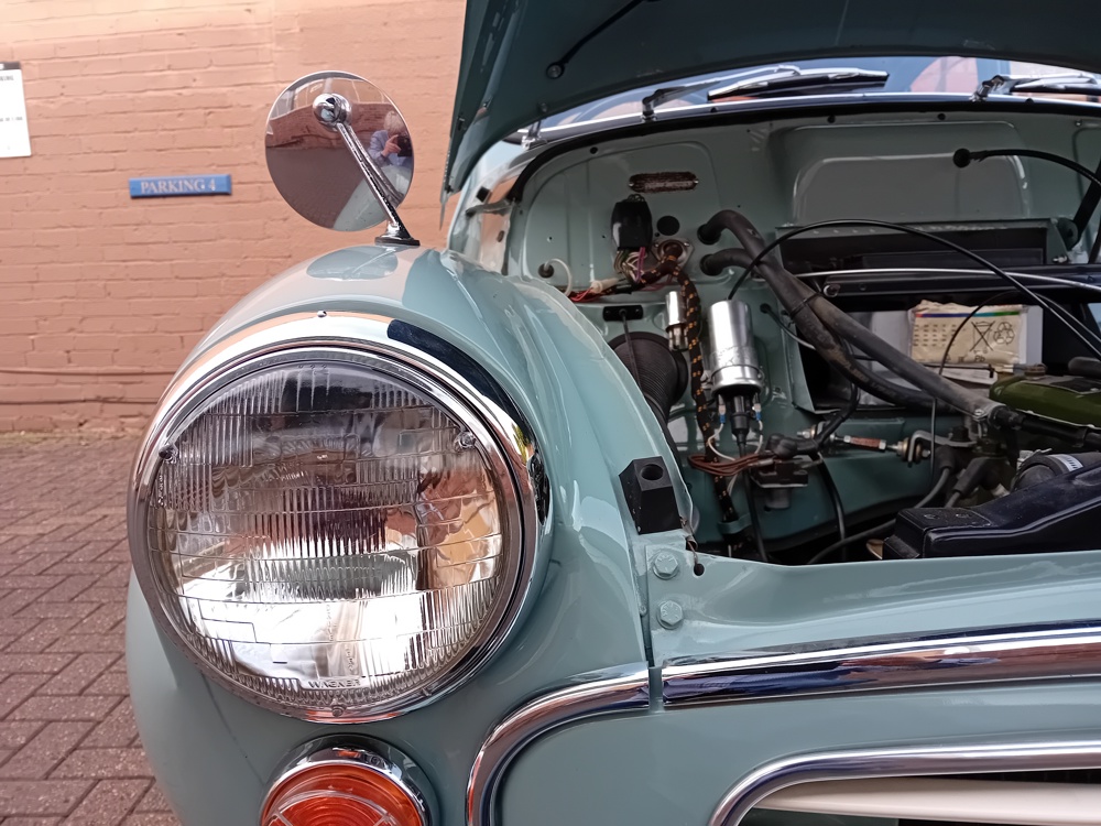 Morris minor blue 7
